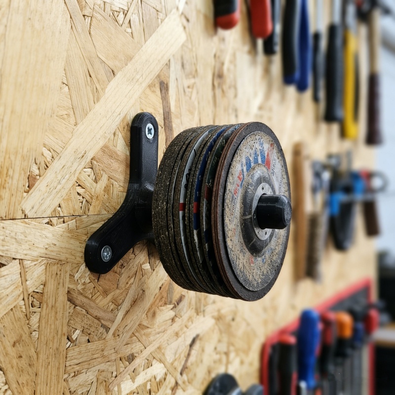 Workshop Tools Wall - Supporto da parete per smerigliatrice angolare