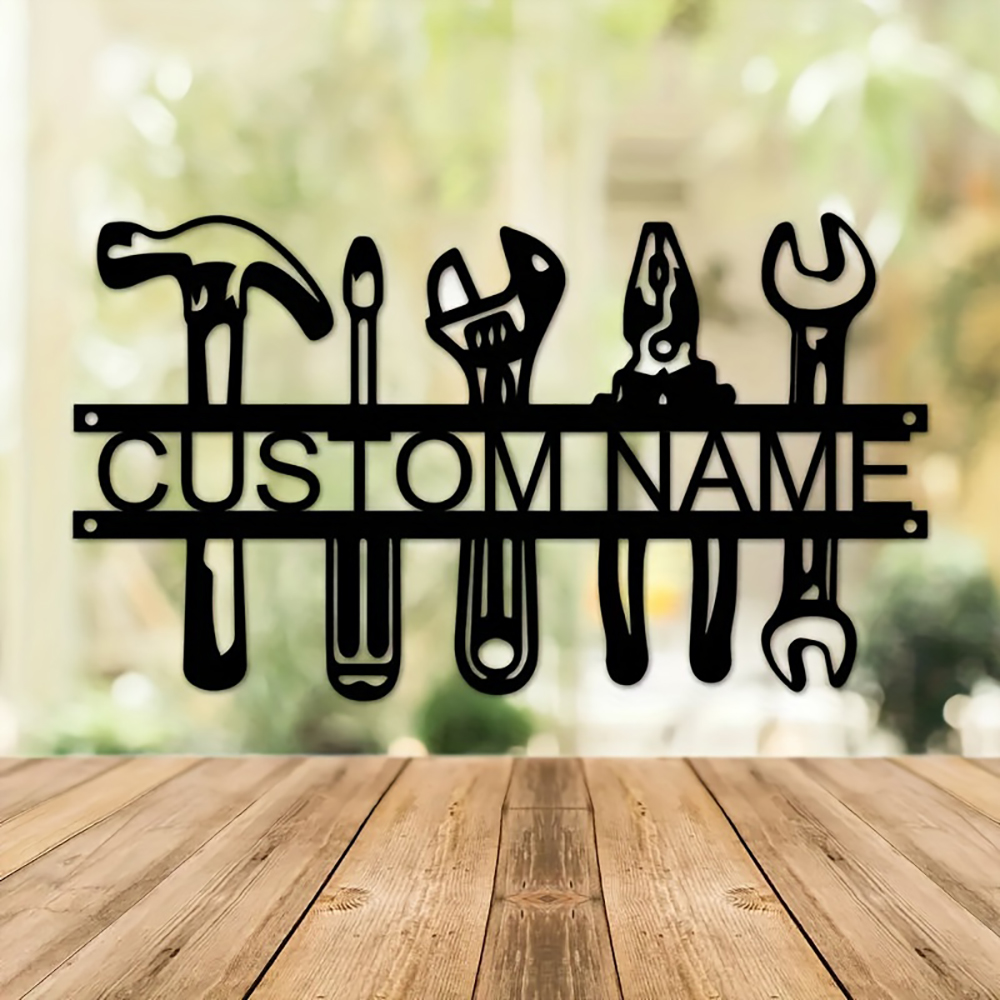 Workshop Tools And Names - Nome personalizzato Design di strumenti artistici