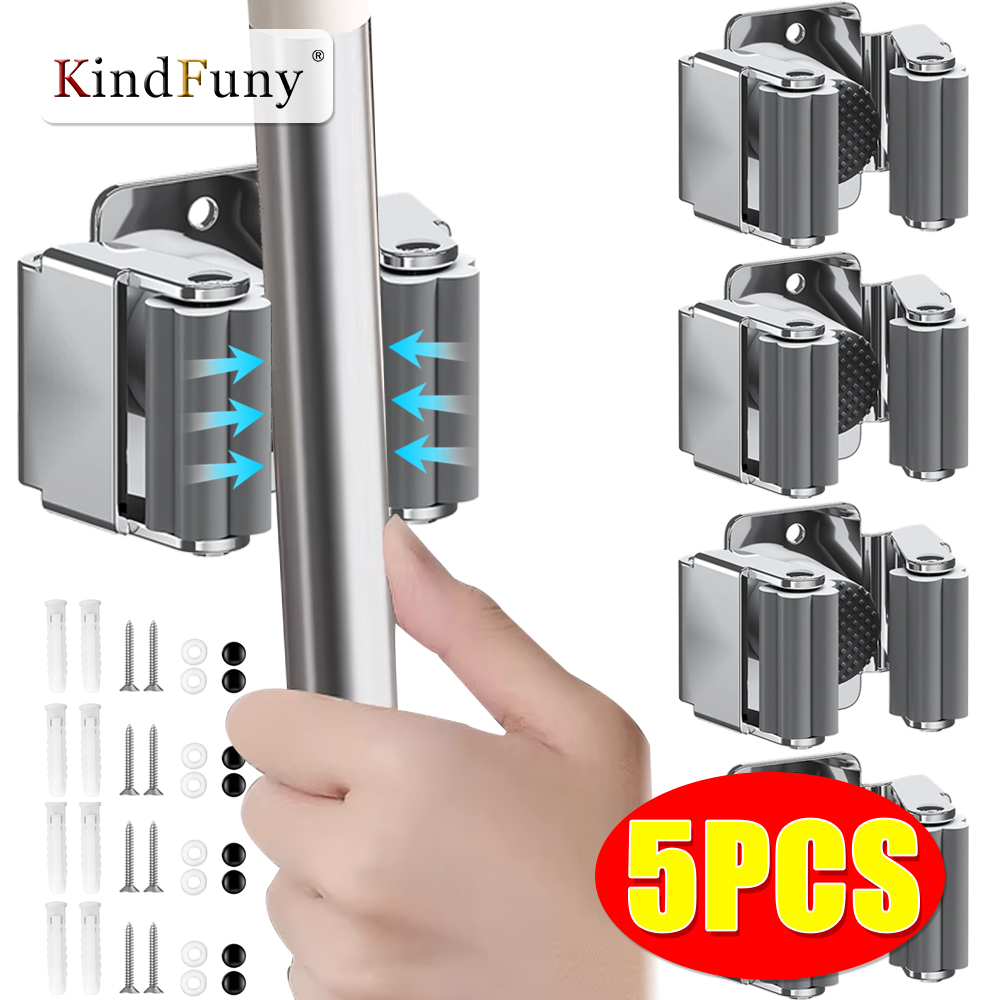Workshop Tools On Wall - Supporto per Mop in Acciaio Inox,