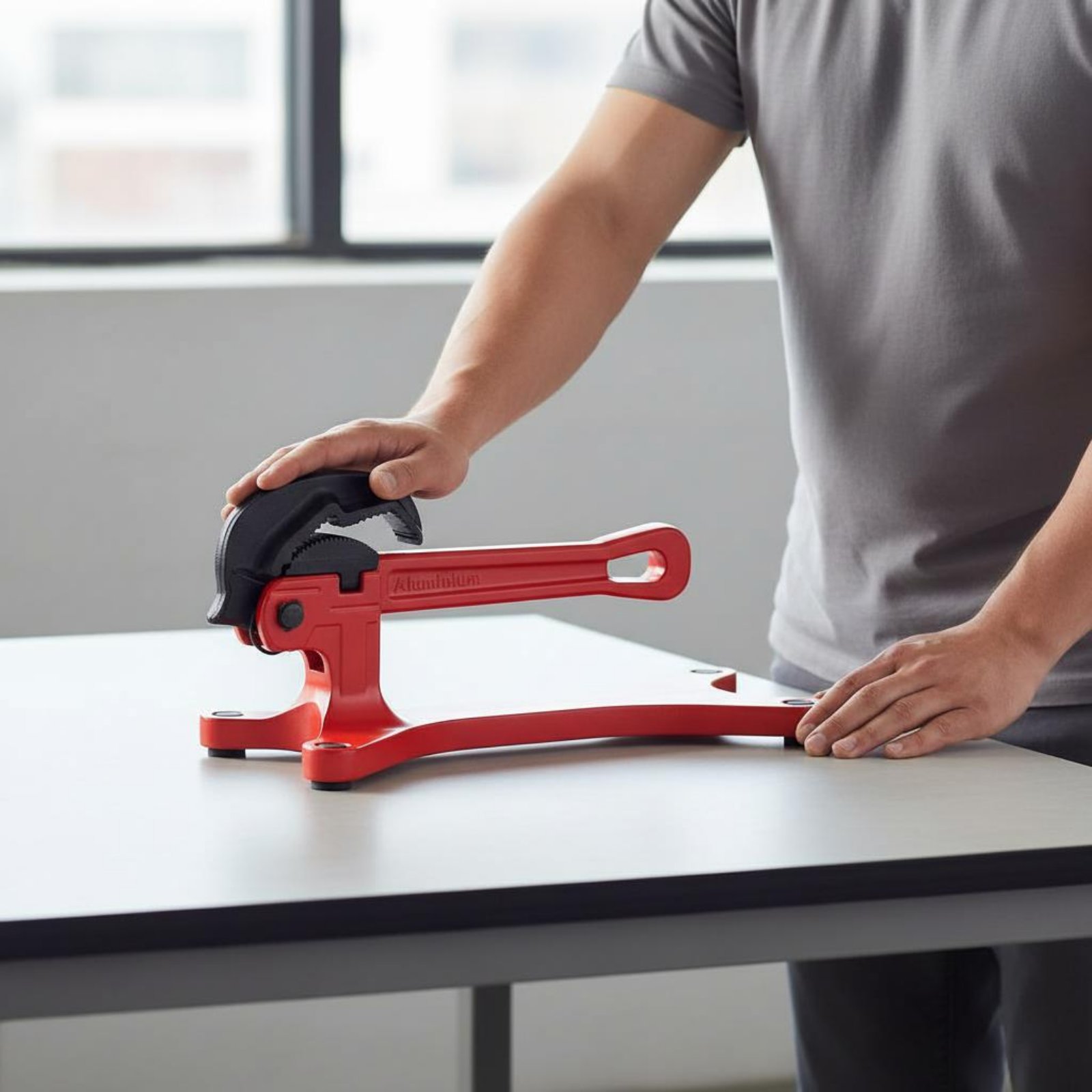 Tools Workshops - Chiave per Tubi Autobloccante Portatile, Chiave