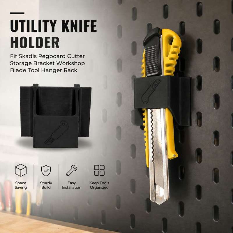 Workshop Tools Knife - Supporto per Taglierino Compatibile con Pannello