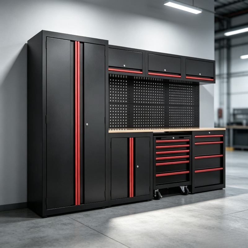 Tools Box For Workshop - Postazione di Lavoro Personalizzabile per Officina,