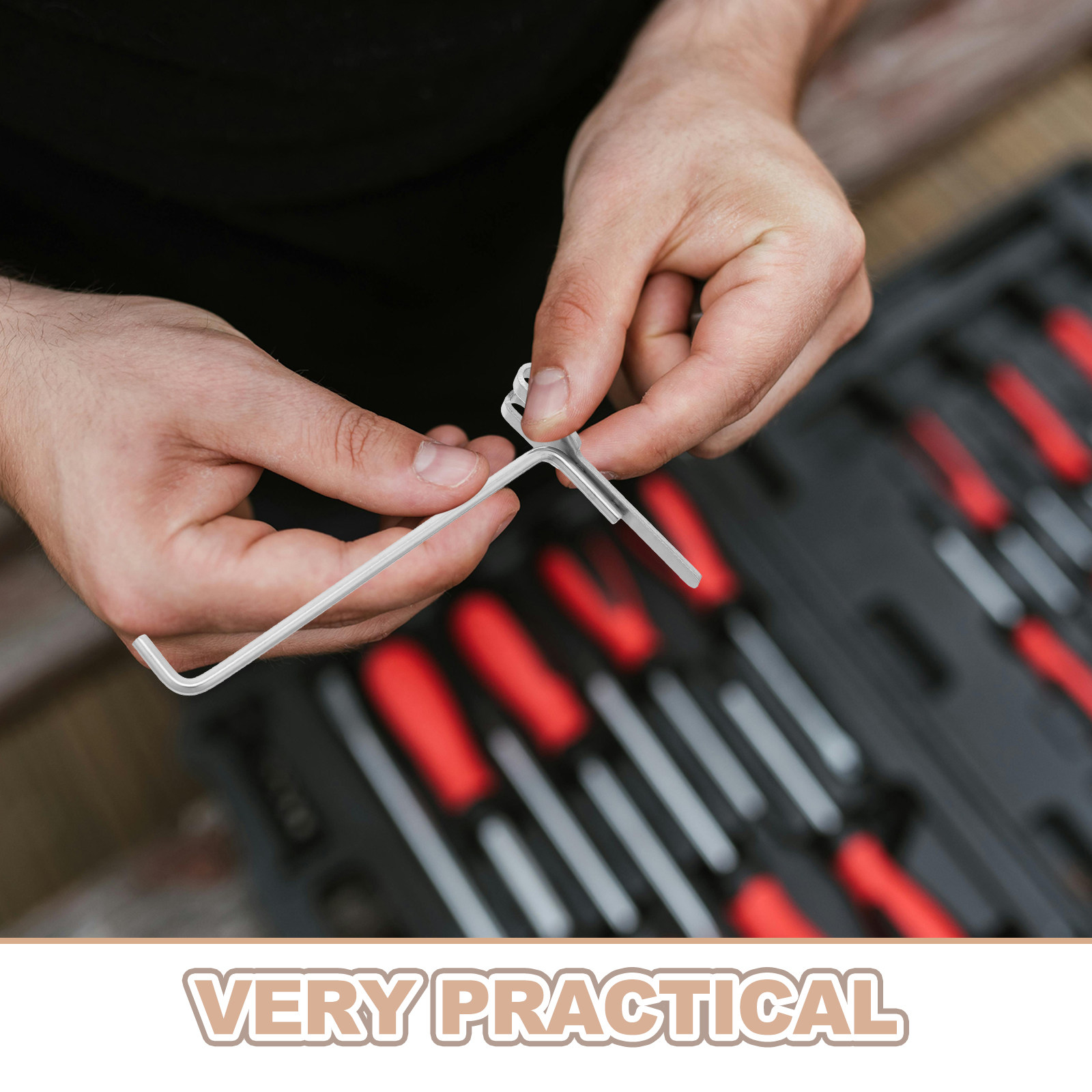 6 ganci per pannelli forati in - Workshop Tools Shelf recensione e prezzo