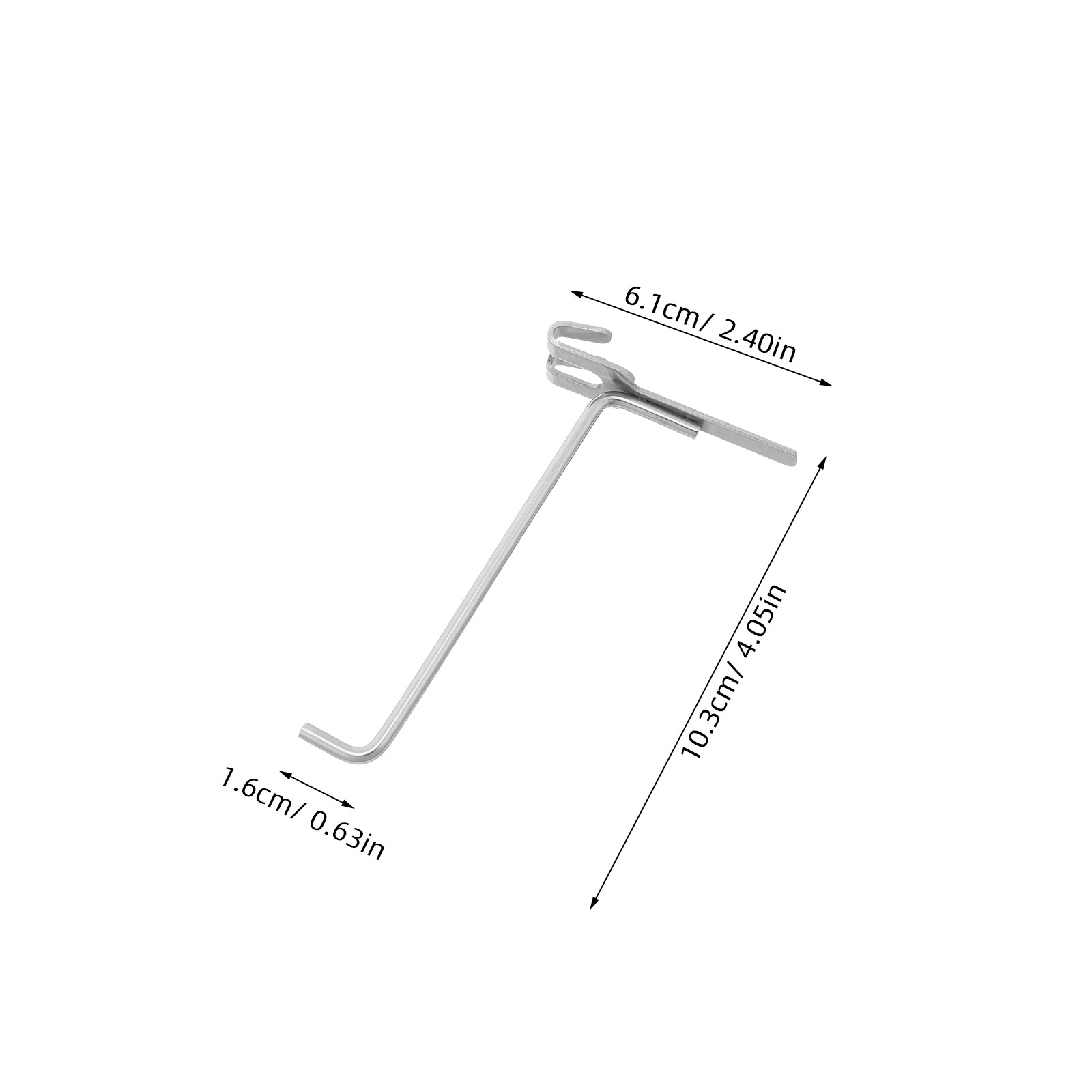 6 ganci per pannelli forati in - Workshop Tools Shelf recensione e prezzo
