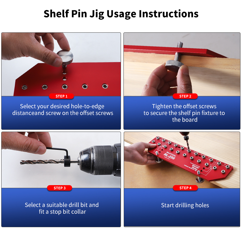 Set di maschere perni per scaf - Workshop Tools Shelf recensione e prezzo