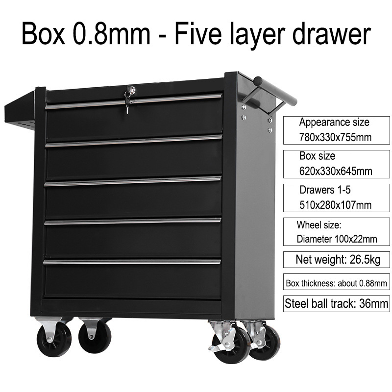Carrello Portautensili a 5 Cas - Workshop Tools Automotive recensione e prezzo