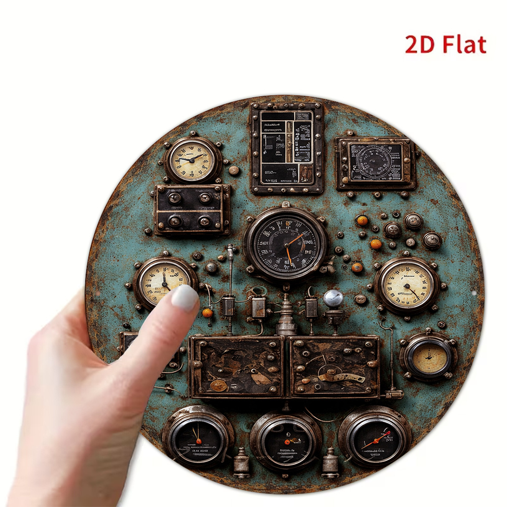 Insegna Rotonda in Alluminio 2 - Workshop Tools Wall recensione e prezzo