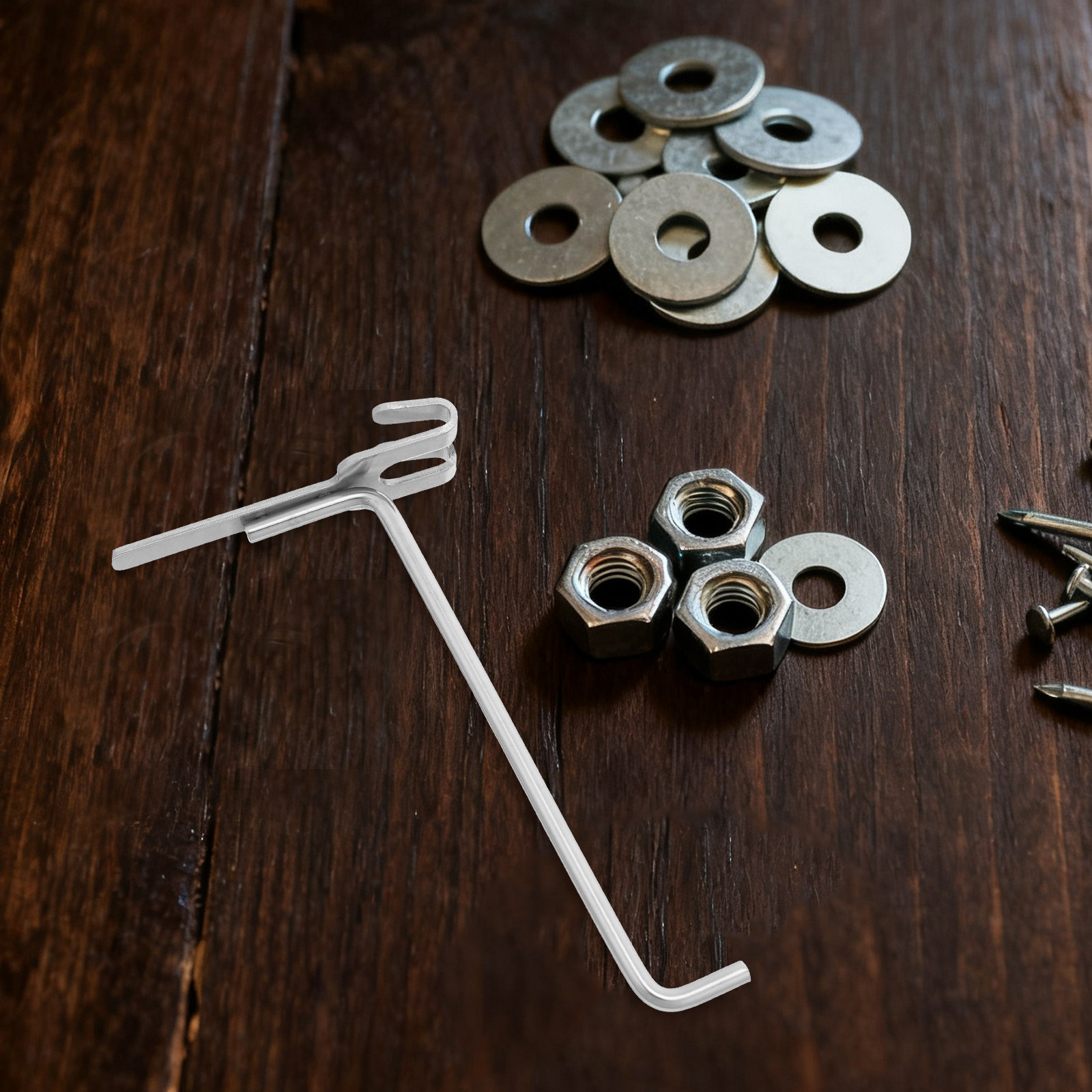 6 Pezzi Ganci in Acciaio Inox  - Workshop Tools Shelf recensione e prezzo