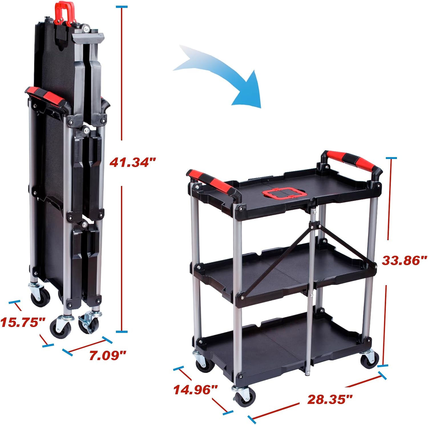 Carrello di Servizio Pieghevol - Workshop Tools Shelf recensione e prezzo